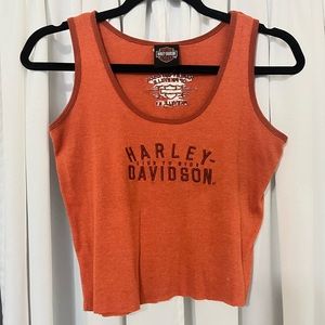 Cropped Harley Davidson Tank